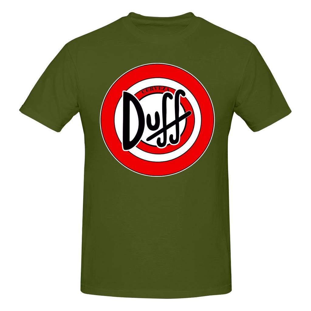 Duff Beer 5 Ultraminimalist Tshirt Artistic Commuting Rich Color Basic Tee