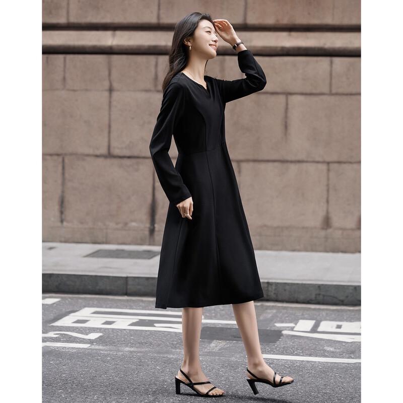 Demana Elegant A-Line Commuter Dress