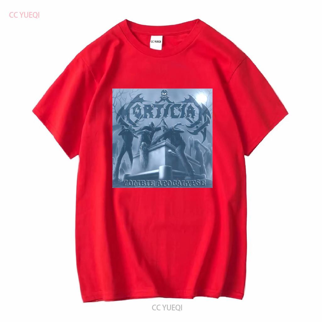 Mortician T Shirt Large Zombie Apocalypse devourment necrophagia incantation long or short sleeves vintage Washed Casual