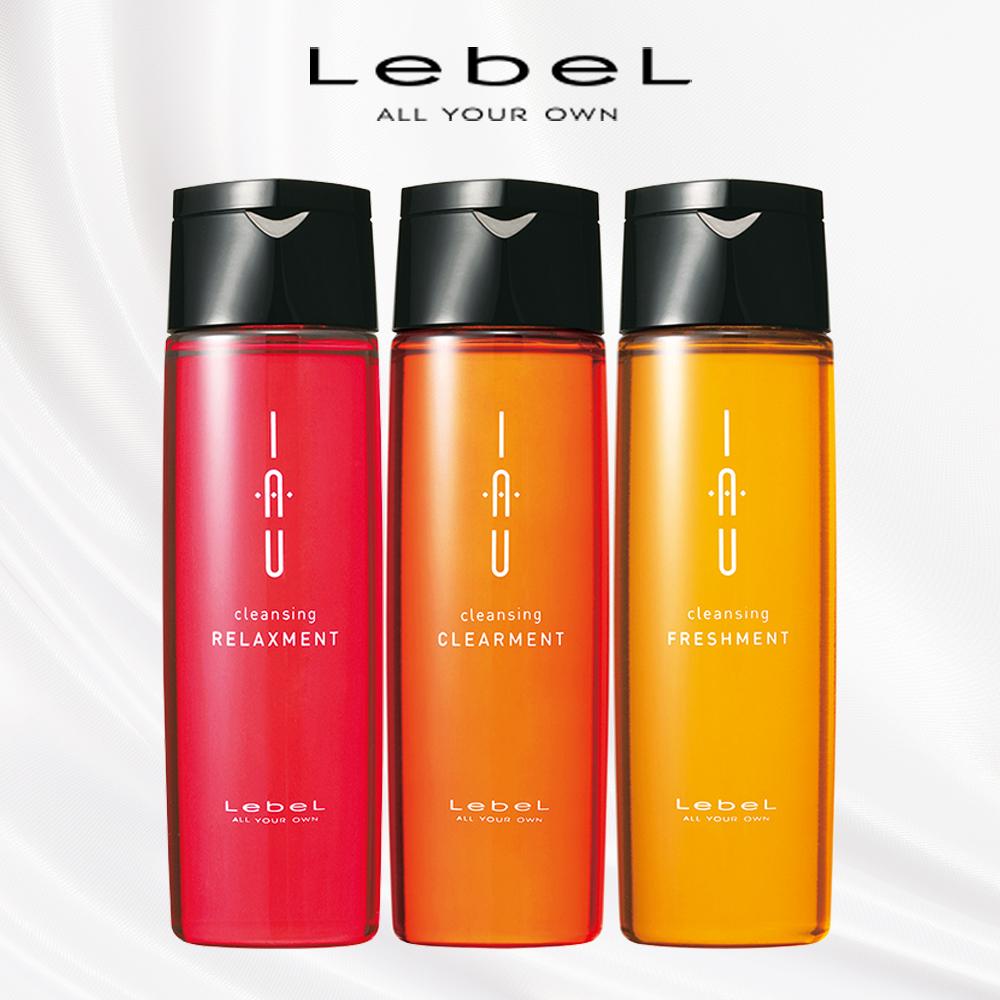Lebel IAU Home Care Shampoo cleansing FRESHMENT / CLEARMENT / RELAXMENT Silicon free 200ml
