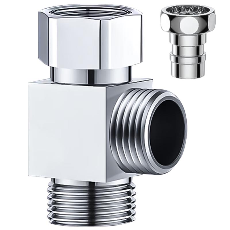 KEGOO Brass 1-in-2-out Water Splitter Valve
