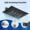Wall Soap Dish Space Aluminum Soap Sponge Holder Without Drilling Shower Storage Organizer for Bathroom Kitchen Accessories