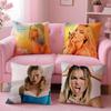A-Addison Rae Sänger Kissenbezug Bequemer Wende-Kissenbezug Ideal für Auto Sofa Schlafzimmer & darüber hinaus