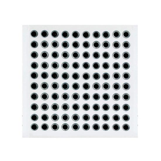 100 Pcs 3-9mm Fish Bait Eyes 3D Holographic Lure Tool Fly Tying Jigs Crafts