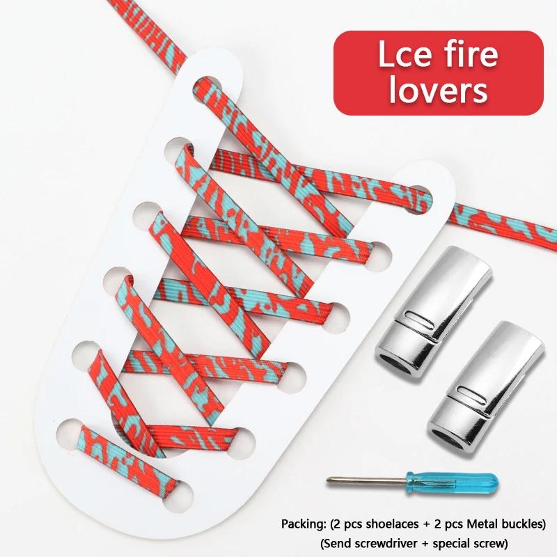 Colorful Elastic Laces Sneakers Magnetic Lock Shoe laces without ties Kids Adult Tennis No Tie Shoelaces for Shoes Accessories