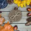 1PC Insulation pad pure hand-crocheted pumpkin coaster Halloween atmosphere cute placemat