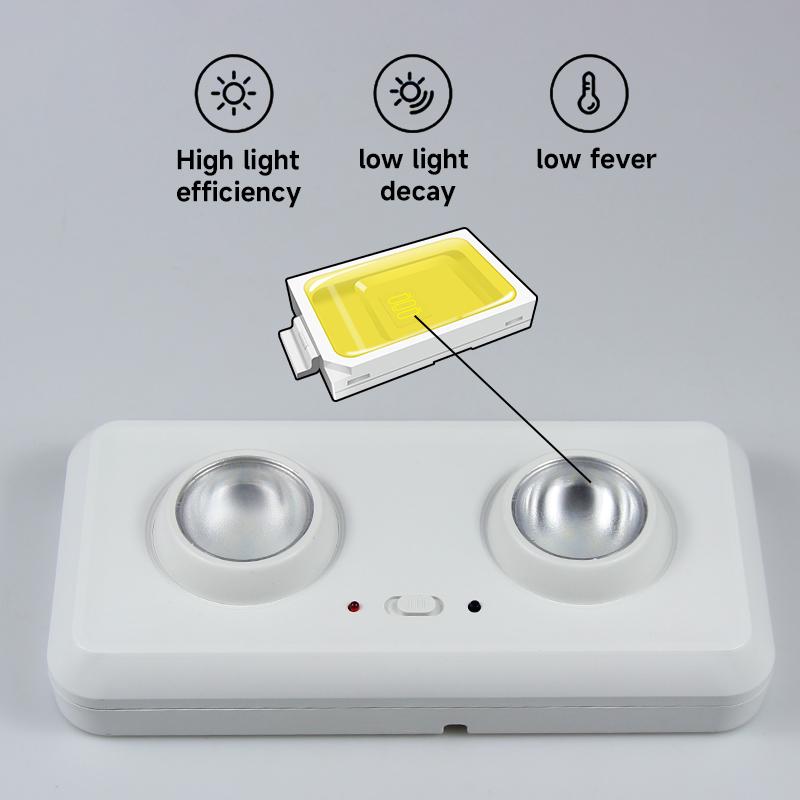 Double Head LED Emergency Lights Outdoor Camping Portable Ultra Bright Rechargeable LED Smart Lanterns Suspensible Wall Lamps