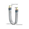 5inch Short USB4 Cable Flat USB Type C Supports Thunderbolt4/3 40Gbps Data Transfer 240W Power Delivery 8K Video