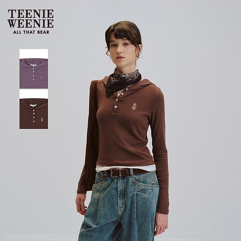 Женская худи с принтом мишки Teenie Weenie L