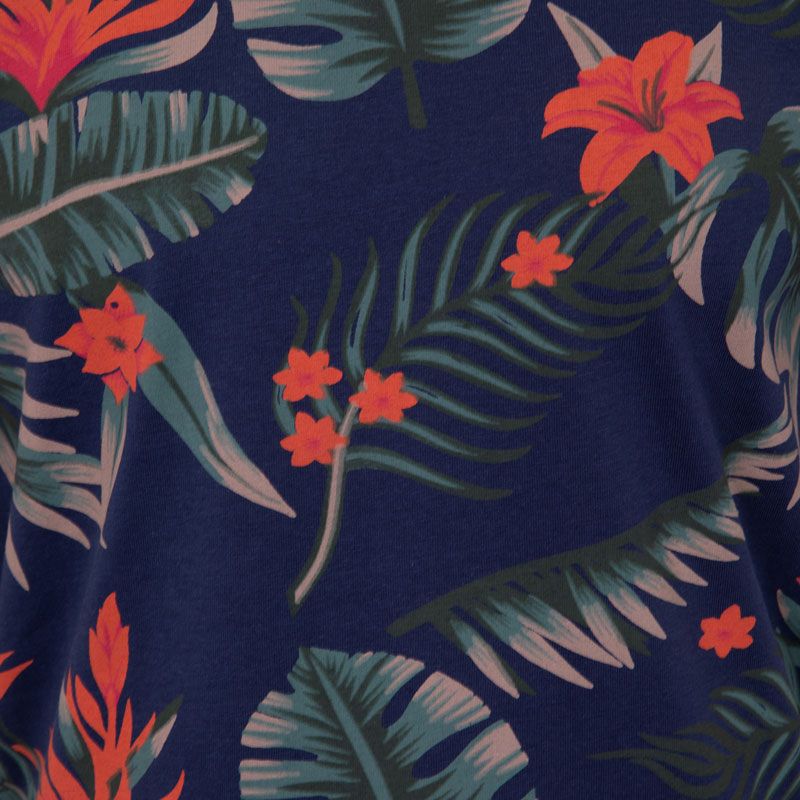 Pánské tričko s tropickým potiskem monet BLAGGIO