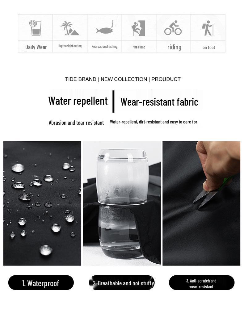 Men's 3-in-1 Waterproof Windproof Jacket for Outdoor Activities - Spring to Winter 2024