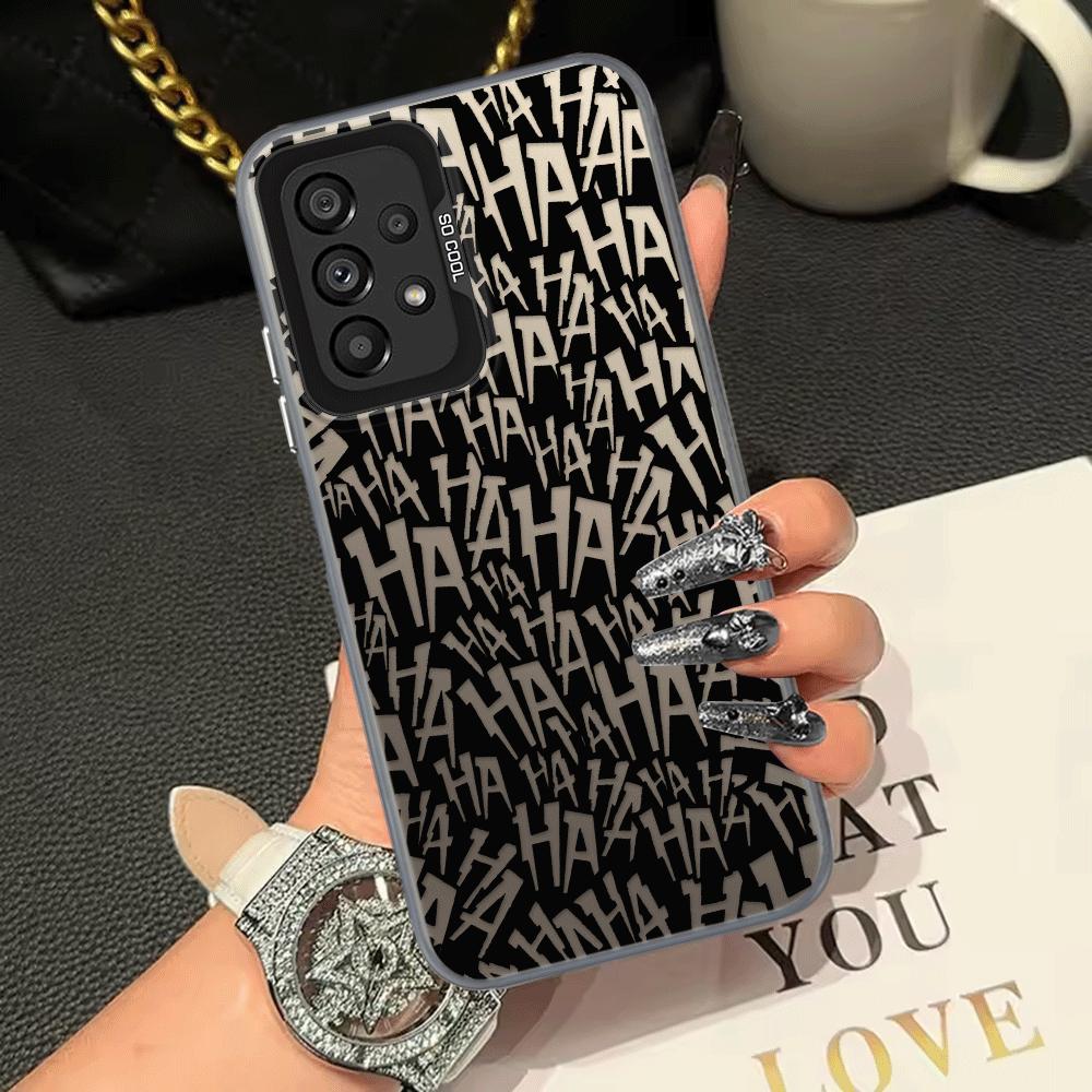 

Creative HAHA Art Case for Samsung Galaxy A17 A52 A72 A25 A73 A23 A71 A54 A14 A56 A32 A36 A16 A34 A12 A13 Phone Cover Galaxy A52
