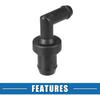 PCV-Ventil-Dichtring-Satz Abgas-Positivkurbelgehäuseentlüftungs-Fittings Nr. 17130PR7A01 für Acura NSX 1991-2003