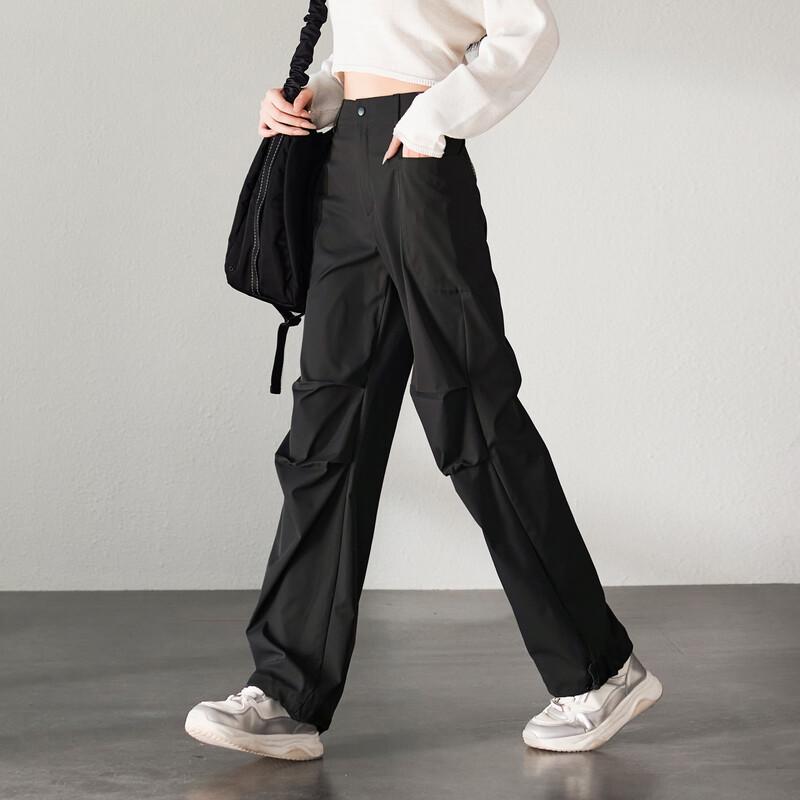 SOFSIL Women's High-Waist Workwear Wide-Leg Cargo Pants