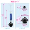 Gaona Pipe Cleaner Set, Blue, Wire Diameter 5.5mm, Wire Length 5m, Brush Diameter 30mm (Wire Type, 5m Vacuum Pump, Clog Removal, Cleaning) GA-KK017