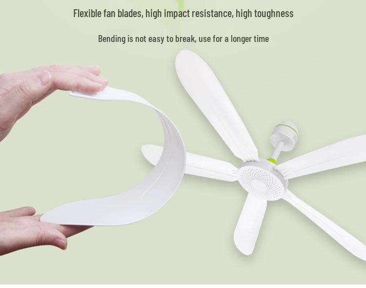 Zhonglian FG10-70 Vysoce výkonný stropní ventilátor se sítí proti komárům, 5 lopatek, 700 mm pro použití na koleji