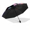 1pc Maleficent Castle Night Automatic Folding Umbrella - Portable Collapsible Design, 8-Rib Iron Frame yy251209083