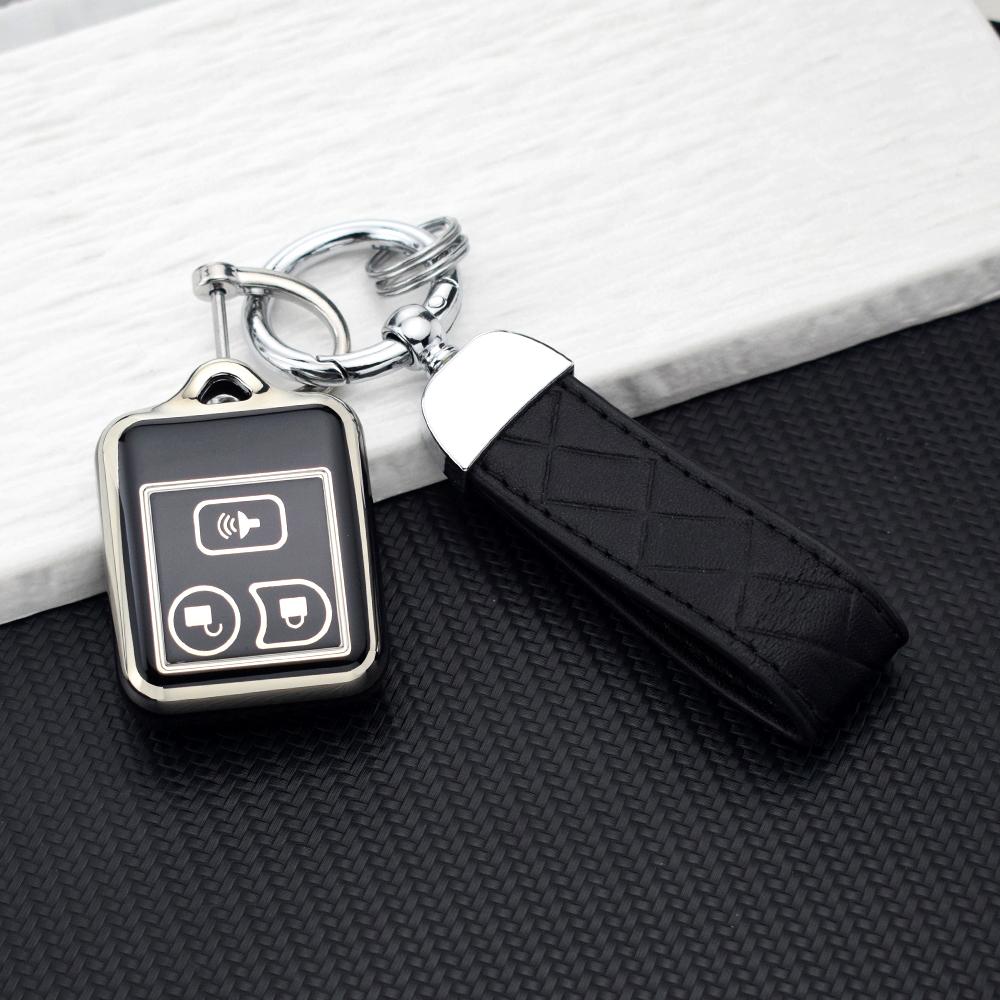 3/4 Buttons Silver Key Cover For Ford F150 F250 Focus Ranger Explorer Freestyle E150 Econoline For Lincoln Mercury TPU Case Bag