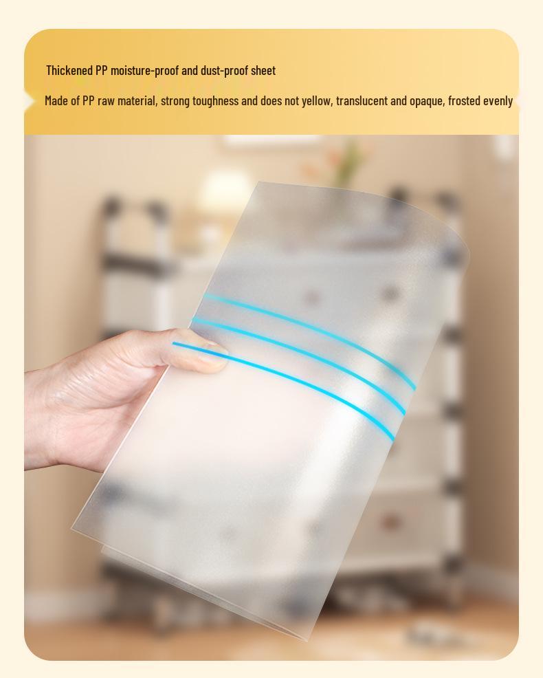 Platzsparendes Mehrschicht-Schuhregal mit Staubschutz für Wohnheime