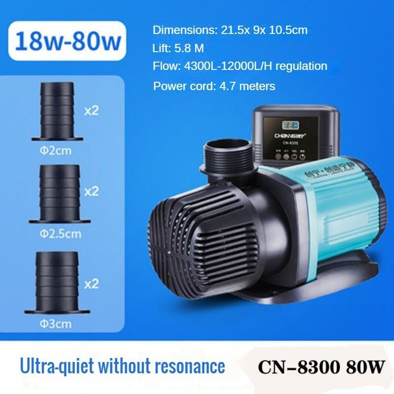 Silent Fish Tank Variable Frequency Water Pump Small Bottom Suction Pump Aquarium Large Flow Circulating Pump