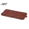 Chocolate Frosting Molds 19-Hole Silicone Button Molds, Three Sizes DIY Cake Decorating Tray, Birthday Party Supplies Flexible Easy