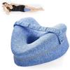 Memory Cotton Leg Pillow Hollow Heart Pregnancy Side Sleeper Sciatica Orthopedic Sciatica Back Hip Relief Pillow For Bed, Sofa