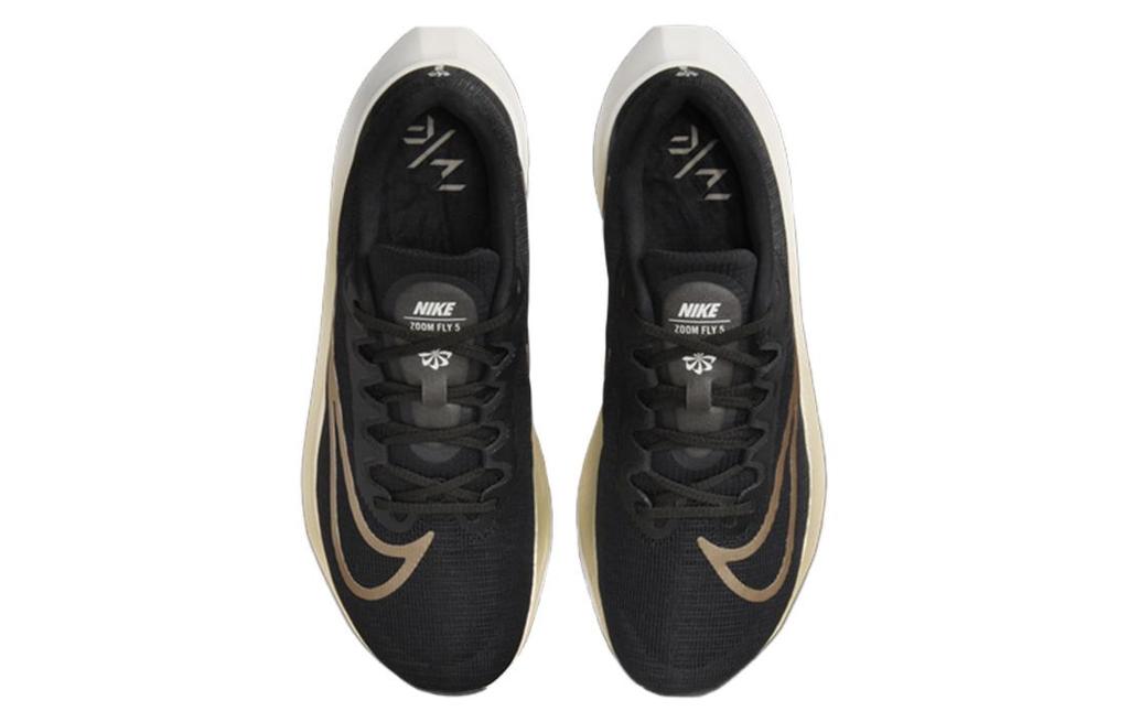 Nike Zoom Fly 5 Black Metallic Gold Grain DM8968-002