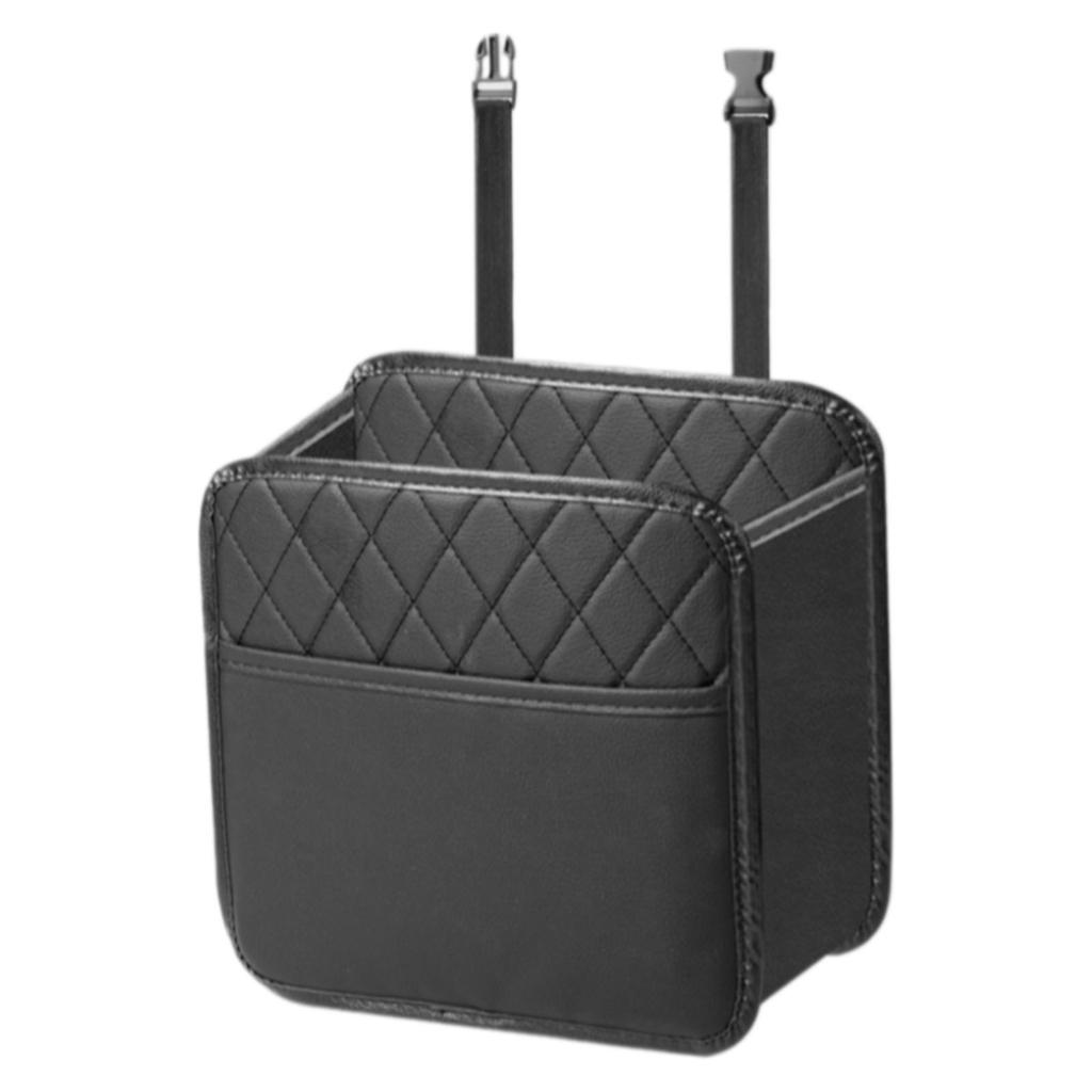 Leather Car seats Back Organizes with Spacious Pockets Convenient Storage Organizes for Bottles Toy Documents
