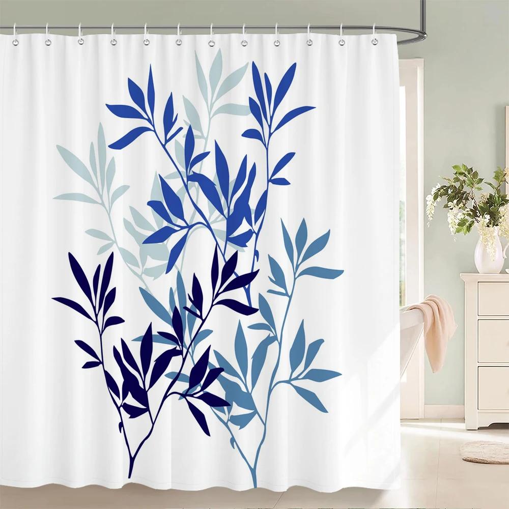 

Gray Bamboo Pattern Shower Curtain Natural Plant Print Waterproof Fabric Bathroom Decor Calm Atmosphere Zen Inspired Home Style W60H190(CM)-1 Pcs