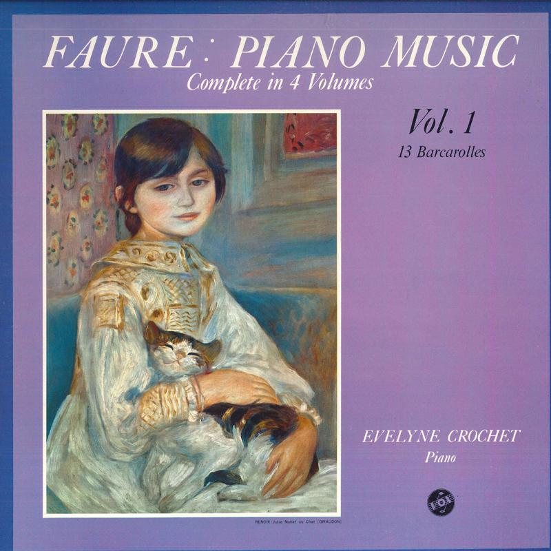

LP Record EVELYNE CROCHET - Gabriel Faure: Complete Piano Music H4513V VOX Japan Obi Classical Used