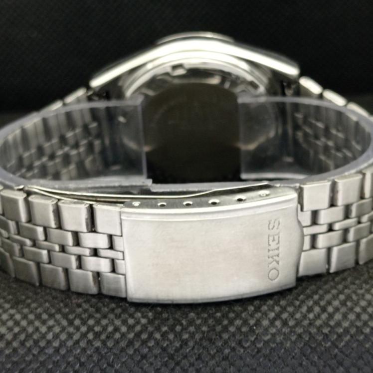 GEBRAUCHTE VINTAGE SEIKO 5 AUTOMATIK 6309A JAPAN HERREN D/D BLAU UHR 608c-a315403-9 SKU608c-a315403