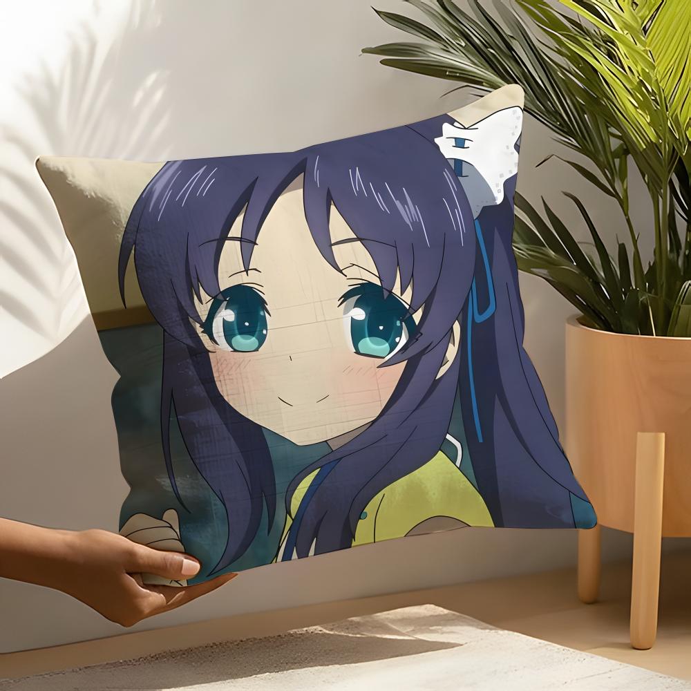 Nagi No Asu Kara Chisaki Hiradaira Pillow Case Home Living Room Decoration Linen Pillow Cases Cushion Cover
