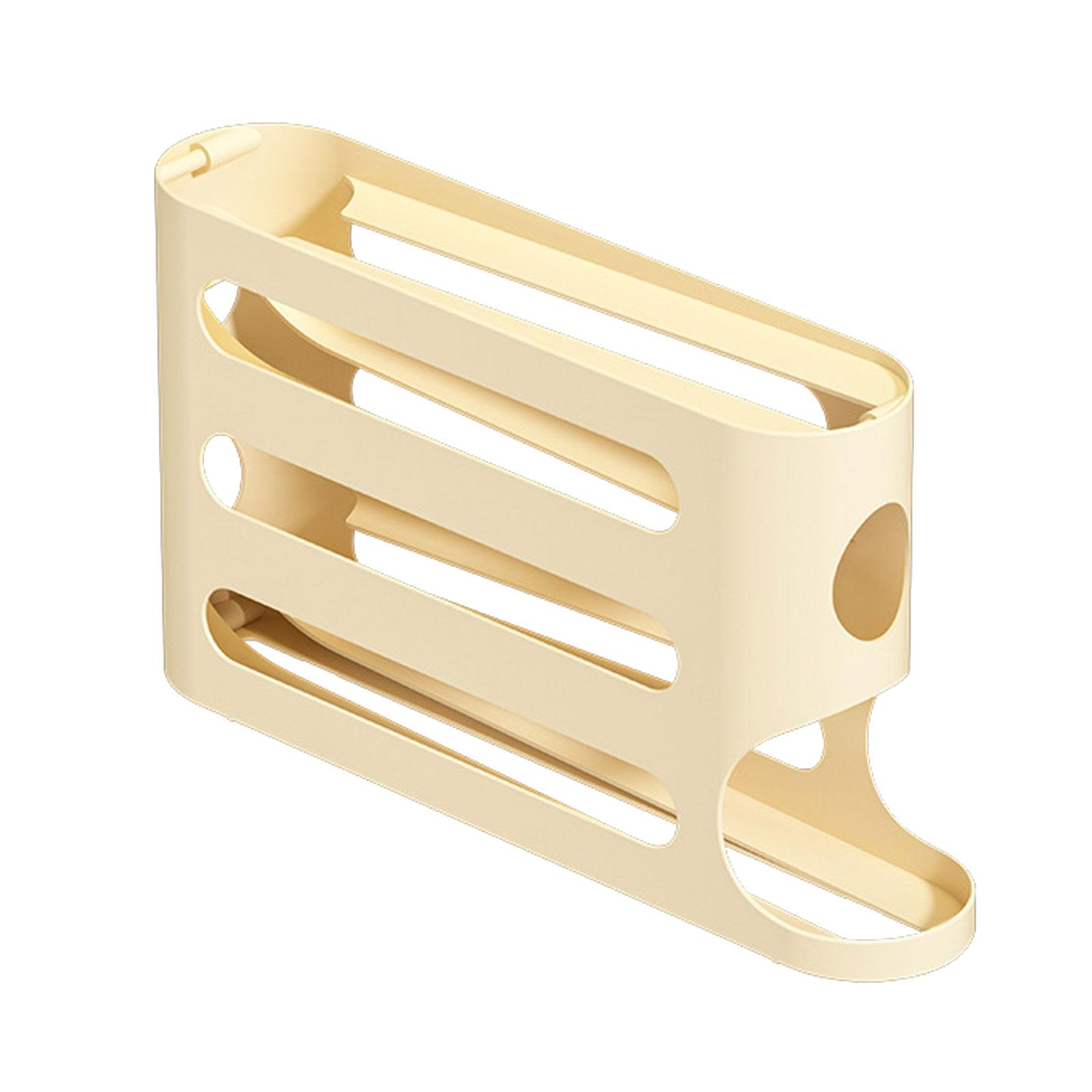 

Прозрачный контейнер для хранения яиц большой вместимости, автоматический ролик для яиц в холодильник, экономящий место диспенсер для яиц разноцветный