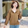 Sweat à capuche zippé décontracté pour femme Hodo
