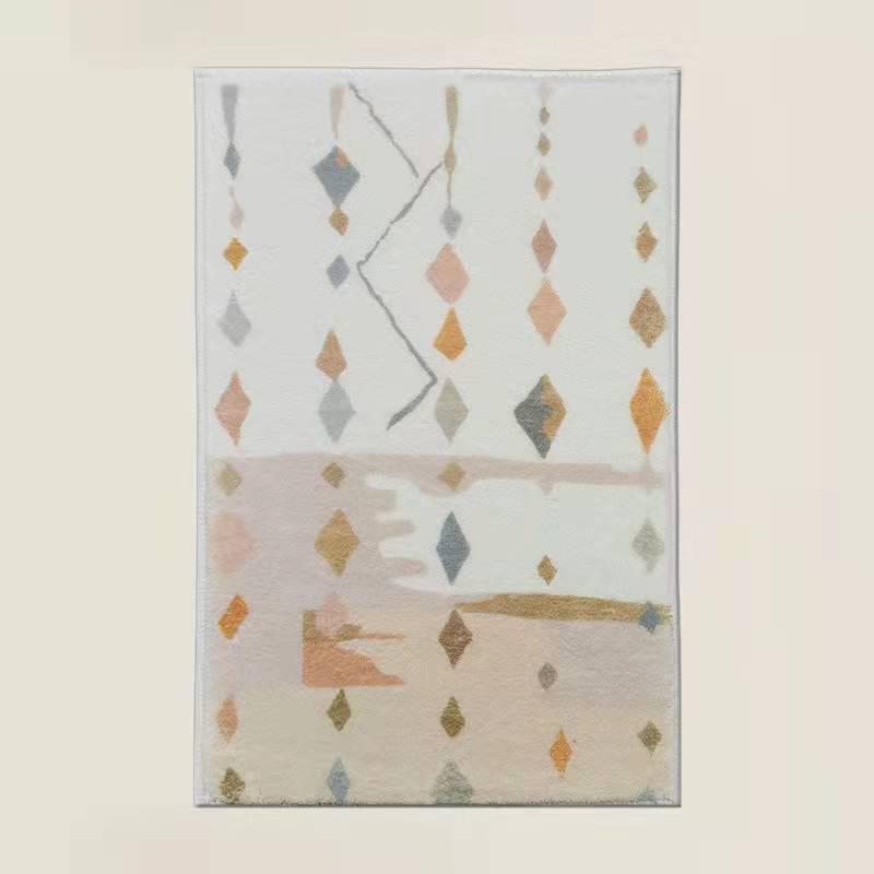 Dirt-Resistant Cartoon Rug: Non-Slip, Easy-Care, Large Area Carpet for Living Room & Bedroom