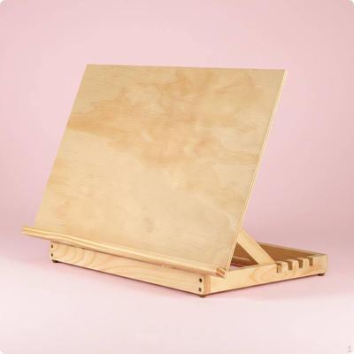 Portable Art Easel Set 2 In 1 Foldable Drawing Pencil Shelf Adjustable Surface for