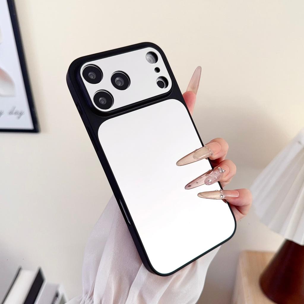 Makeup Mirror Shockproof For Magsafe Magnetic Phone Case For iPhone 17 16 15 14 13 Pro Max Camera Corning Large Window PC Cover