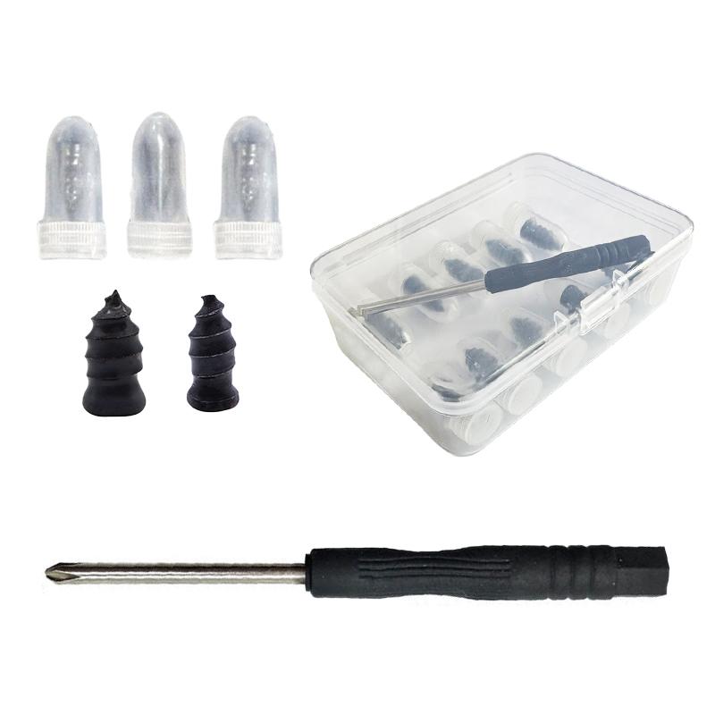 10Pcs Car Tyre Repair Rubber Nails Set Universal Cars Motorcycle Patch Nails Truck Bicycle Scooter Puncture Repair Tools