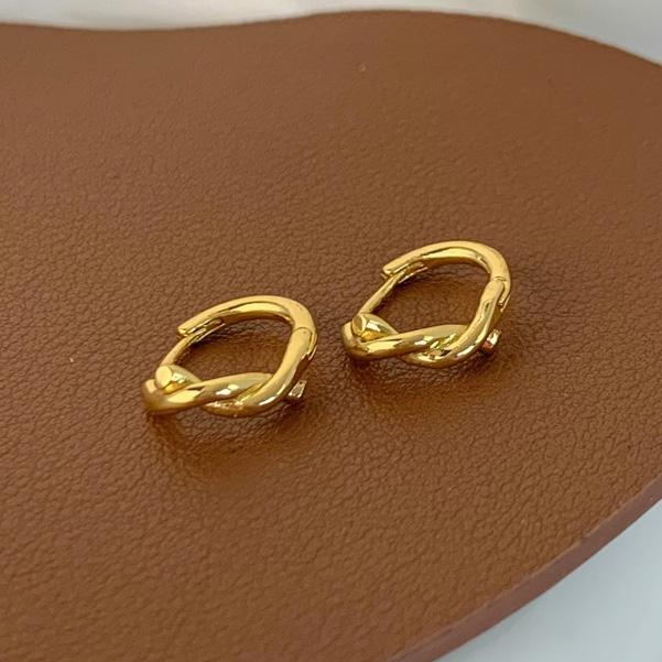 PONYKISS 925 Silver Knot Hoop Earrings for Women Minimalist Vintage Jewelry Geometric Party Accessories