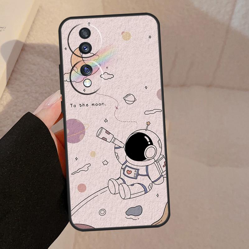 Cute galaxy Astronaut For Honor 90 70 50 Lite Magic 5 Pro 8X 9X Phone Case For Honor X8a X9a X7a X6a X9 X7 X8 X9b
