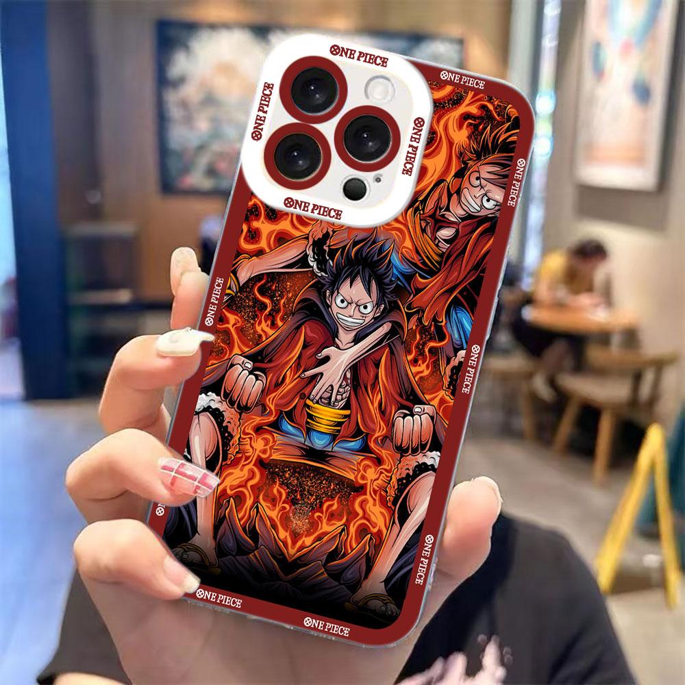 

One P-Piece Luffy Zoro Gear 5 Clear Phone Case For Samsung A72 A71 A57 A56 A55 A53 A52 A51 A36 A35 A33 A32 A26 A24 A23 A22 Case Samsung A345G
