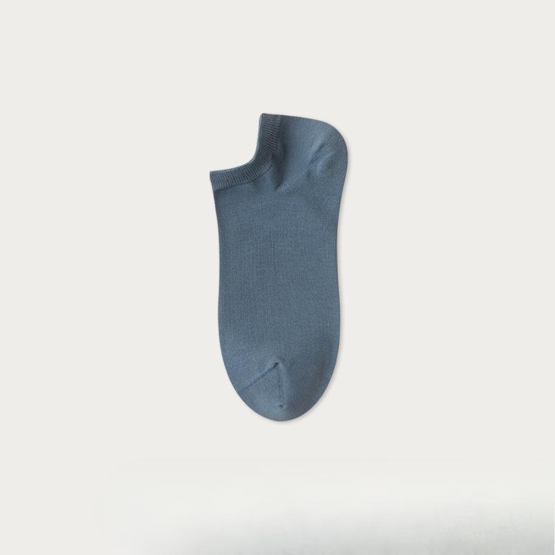 Men's Summer Thin Sports Deodorant Breathable Sweat Suction Shallow Mouth Student Boat Socks