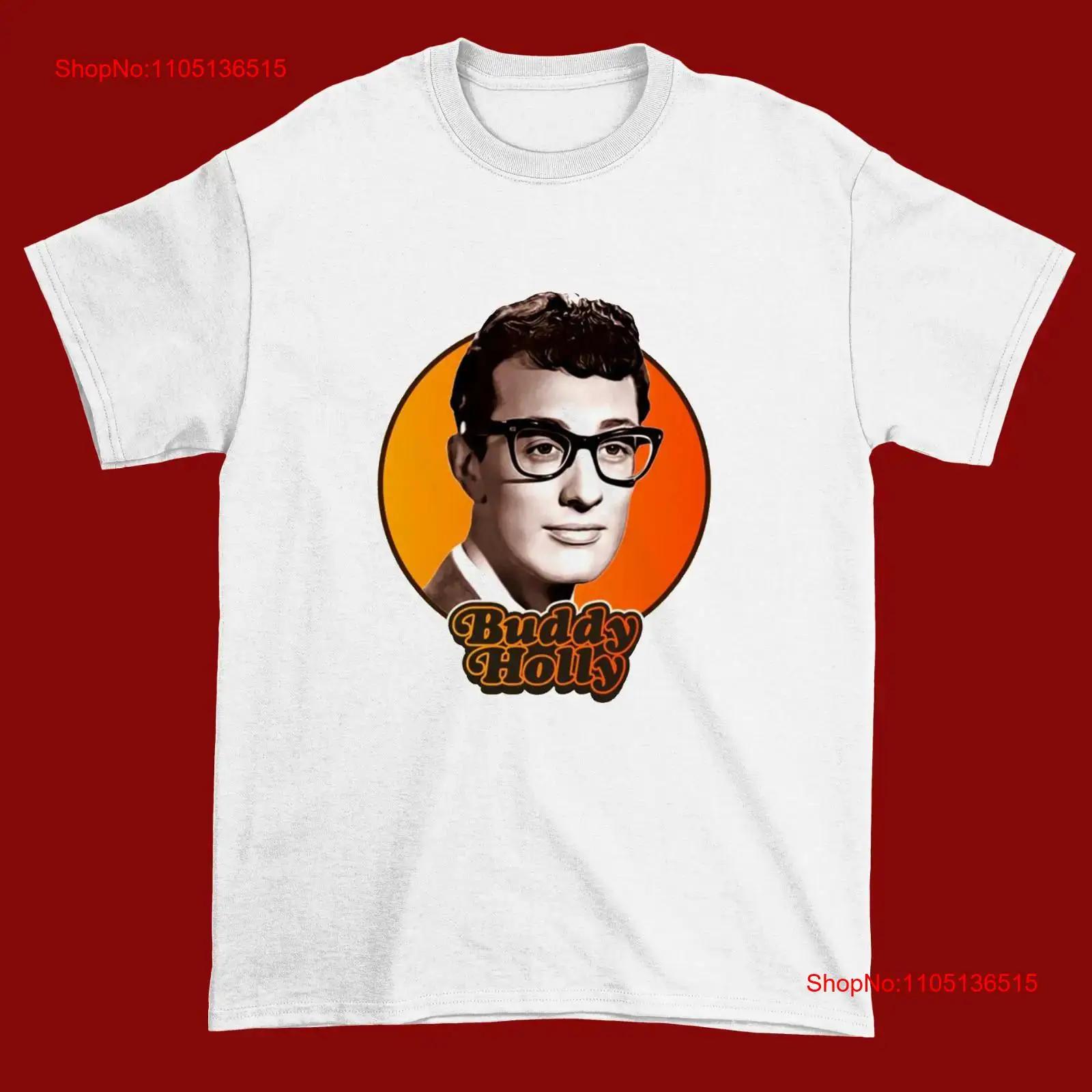 

Buddy Holly For Men Woman White All Size T Shirt vintage Washed Soft fashion Breathable Slightly designer clothes streetwear 5XL різнокольоровий