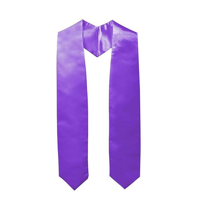 Graduation Season Satin Ribbon Sash: Solid Color Shoulder Strap for Junior High, High School, and University Ceremonies