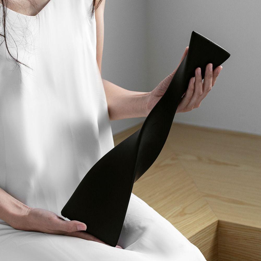 Easy To Use Geometry Hydroponics Vase Minimalist Ceramic Flower Vase Special Shaped Vase  Desktop