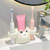 Cartoon Crab Electric Toothbrush Holder Ceramic Electric Toothbrush Stand Bathroom
