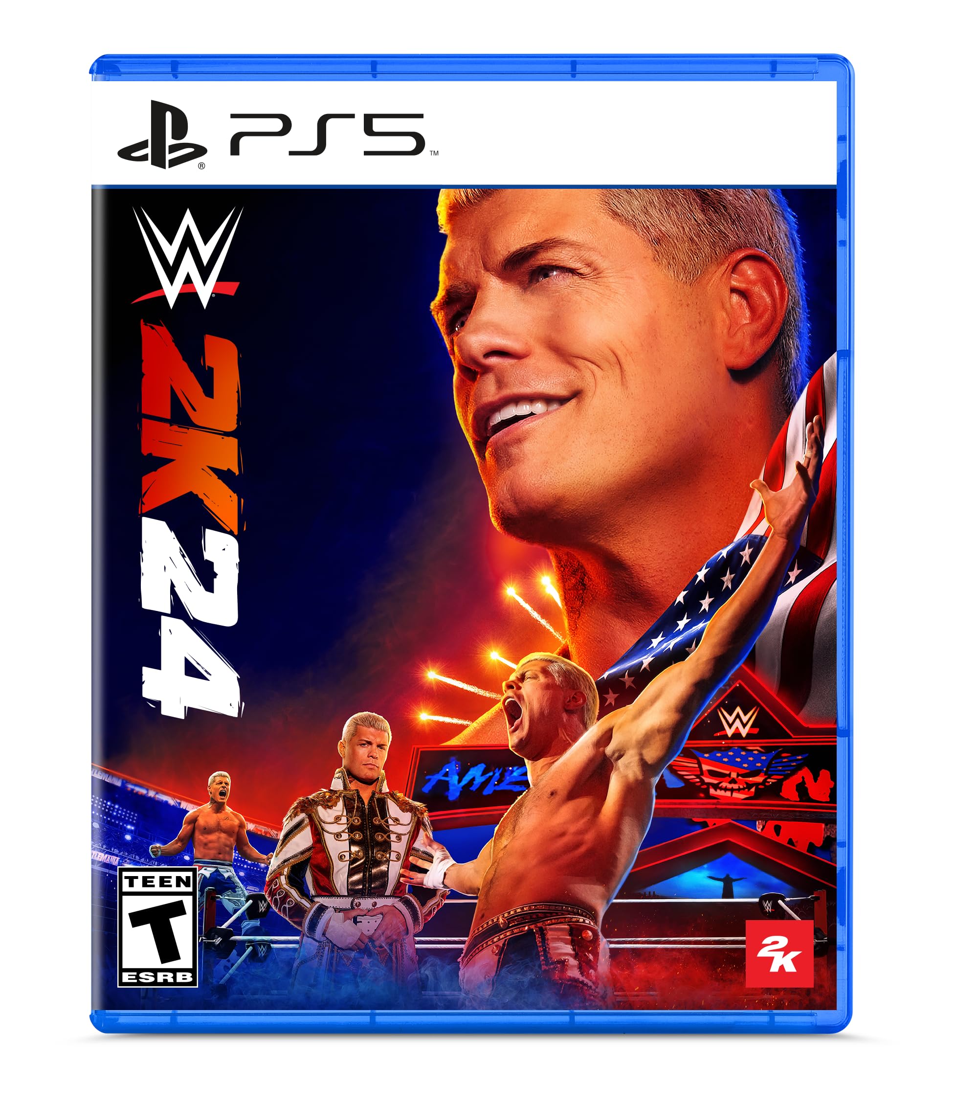 

WWE 2K24 North PS5 (Import version America) - синій