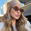 Small Frame Oval Sunglasses UV400 Eyeglasses Luxury Sun Shades Glasses  Male/female