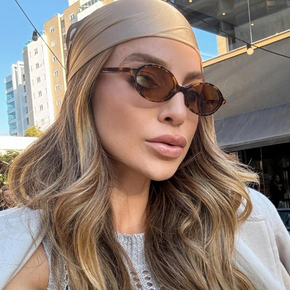 Small Frame Oval Sunglasses UV400 Eyeglasses Luxury Sun Shades Glasses  Male/female
