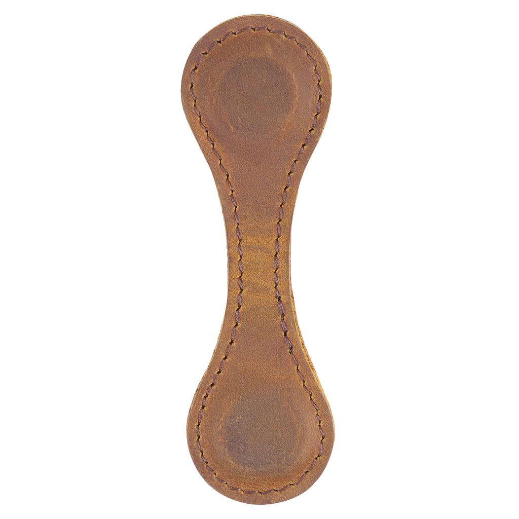 Cross Border Crazy Horse Leather Double Sided Magnetic Clip Bookmark Clip Handmade Head Layer Leather Booklet Cute Creative Decorations